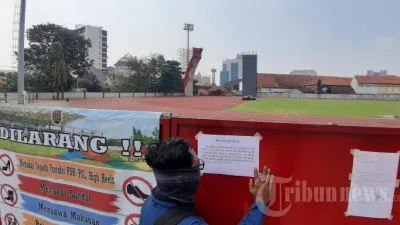 GOR Tri Lomba Juang Ditutup Sementara Antisipasi Penyebaran Covid-19