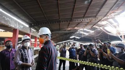 Pasar Wage Terbakar, Pemprov Jateng Siapkan Bantuan Pembangunan