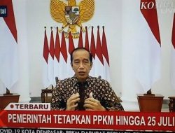Jokowi Umumkan PPKM Darurat Diperpanjang Hingga 25 Juli 2021