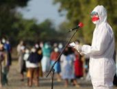 Gunakan Hazmat, Gubernur Jateng Upacara Kemerdekaan Sederhana di RSDC Donohudan