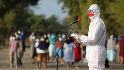 Gunakan Hazmat, Gubernur Jateng Upacara Kemerdekaan Sederhana di RSDC Donohudan