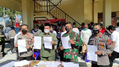Tak Butuh Waktu Lama, Polisi Amankan 24 Pelaku Penyebar Selebaran Provokatif