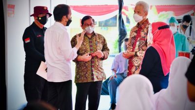 Jokowi Dorong Percepatan Vaksinasi di Cilacap