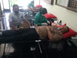 Puluhan Karyawan Perhutani Lakukan Donor Darah
