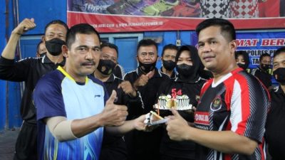 Joko Watoro Naik Pangkat, Perpisahan Polres Pekalongan Bersamaan Momen Ulang Tahun