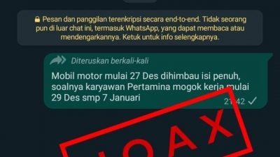 Pertamina Bantah Kabar Hoax, Jamin BBM dan LPG Aman 