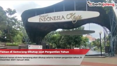 Taman di Semarang Tutup Selama Pergantian Tahun