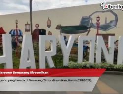 Hendi Resmikan Taman MT Haryono