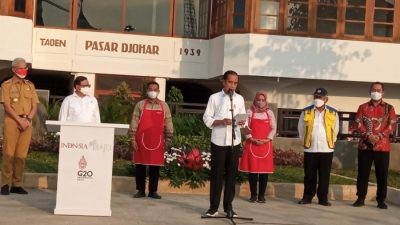 Presiden Joko Widodo Resmikan Pasar Johar dan Alun-alun Semarang