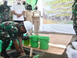 Peletakan Batu Pertama Pembangunan Paviliun Prajurit 