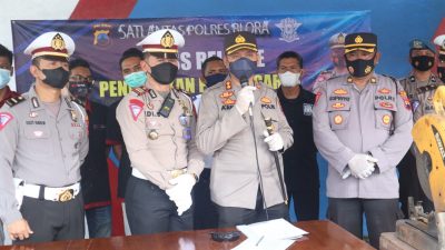 Polantas Blora Selama 22 Hari Tindak 497 Pelanggaran Knalpot Brong