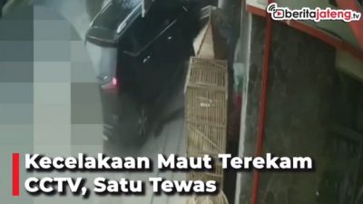 Ngeri, Kecelakaan Maut Terekam CCTV. Satu Orang Tewas