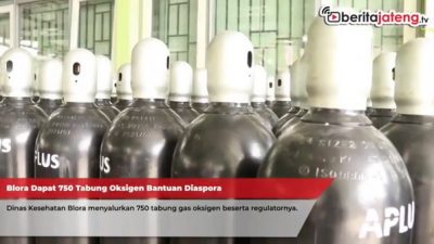 Pemkab Blora Terima Bantuan 750 Tabung Oksigen Bantuan Diaspora