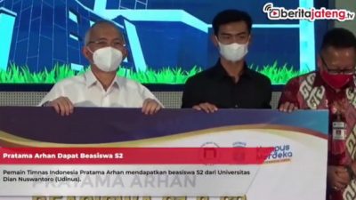 Pratama Arhan Dapat Beasiswa S2
