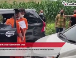 Rekonstruksi Kasus Suami Culik Istri