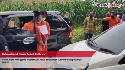 Rekonstruksi Kasus Suami Culik Istri