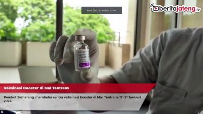 Vaksinasi Booster di Mal Tentrem
