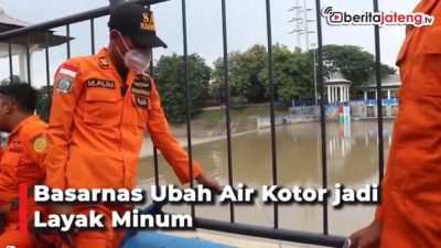 Basarnas Ubah Air Kotor Jadi Layak Minum