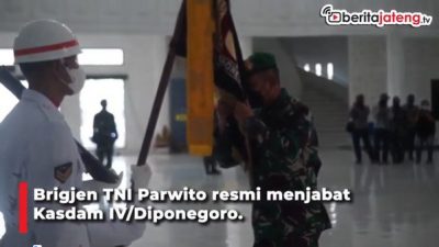 Brigjen TNI Parwito Jabat Kasdam IV Diponegoro