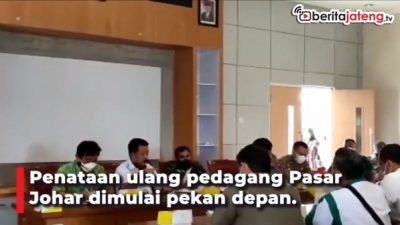 Didemo Pedagang, Lapak Pasar Johar Ditata Ulang