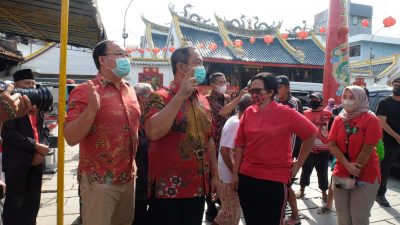 Hari Raya Imlek, Polda Jateng Gelar Vaksinasi Booster Di Kelenteng Tay Kak Sie