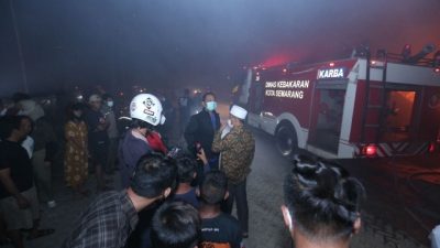 Wali Kota Tinjau Lokasi Kebakaran Relokasi Pasar Johar MAJT Semarang