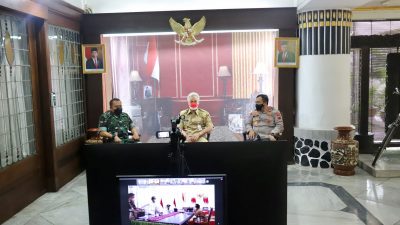 Cegah Omicron, Pangdam dan Forkopimda Jateng Ikuti Pengarahan Presiden RI