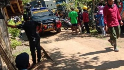 Aparat Gabungan Dampingi BPN Pengukuran Tanah di Desa Wadas Purworejo Agar Tetap Kondusif