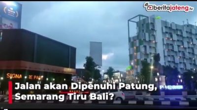 Jalan Akan Dipenuhi Patung. Semarang Tiru Bali?