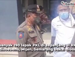 Jalan Dilebarkan, 190 Lapak PKL Akan Dibongkar
