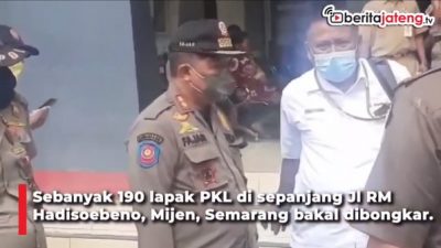 Jalan Dilebarkan, 190 Lapak PKL Akan Dibongkar
