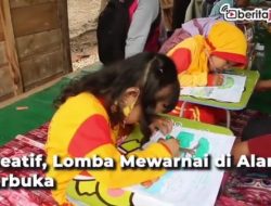 Kreatif, Lomba Mewarnai di Alam Terbuka