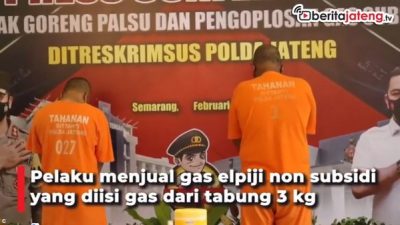 Pelaku Penyuntikan Gas LPG Non Subsidi Ditangkap