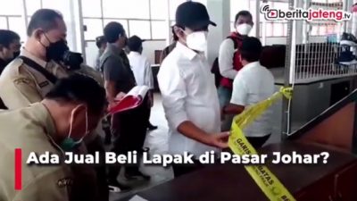 Terungkap Jual Beli Lapak di Pasar Johar