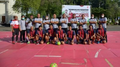 Pembukaan Rangkaian HUT Kota Semarang, Hendi Ajak Wartawan Tanding Futsal
