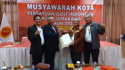 Ulfi Imran Basuki Pimpin Persatuan Golf Indonesia Kota Semarang 2022-2026