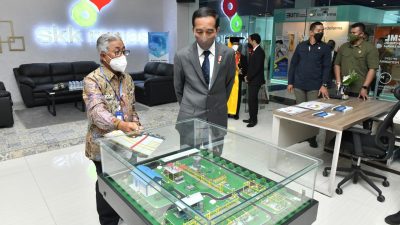 Presiden Joko Widodo Kunjungi Migas Corner