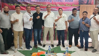 Rahmulyo Adi Wibowo Terpilih Jadi Ketua PERTINA Kota Semarang