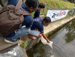 Sketsa Bareng Komunitas ArsiSKETur dan Tebar Benih Ikan