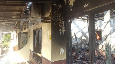 Gedung Satreskrim Demak Ludes Terbakar