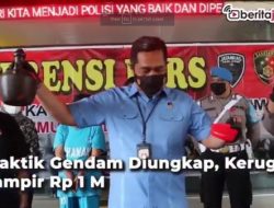 Praktek Gendam Diungkap, Kerugian Hampir Rp. 1 M