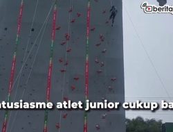 [Video] Atlet Junior Bertarung di Sirkuit Panjat Tebing Jateng