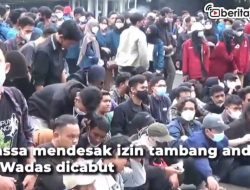 [Video] Ganjar Didemo Mahasiswa, Dianggap Ingkar Janji Soal Wadas