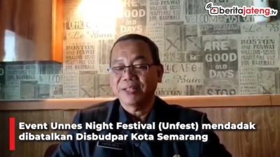 [Video] Unfest 2022 Dibatalkan Mendadak dan Ramai di Medsos, Ini Jawaban Disbudpar Kota Semarang