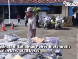 Vaksinasi Gratis Pakaian Baru di Polres Blora