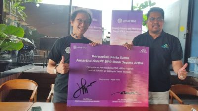 Amartha Kerjasama PT BPR Bank Jepara Artha Salurkan Permodalan Rp 100 M
