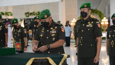 Sertijab Pejabat Utama Dan Laporan Korp Raport Kenaikan Pangkat Pamen Kodam IV Diponegoro