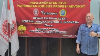 DPC Ferari Semarang Gelar PKPA Angkatan Ke-5 Komitmen Ciptakan Advokat Profesional dan Religius