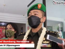 [Video] Letkol Inf Bambang Hermanto Kapendam Baru Kodam IV Diponegoro