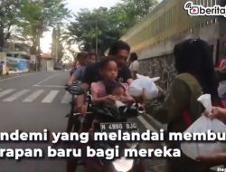 [Video] Wujud Syukur Pandemi Melandai, Pelaku UMKM Bagi-bagi Takjil